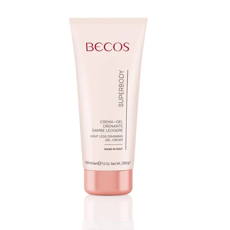 Becos Superbody Crema Gel Drenante Gambe Leggere 200ml - Planethair