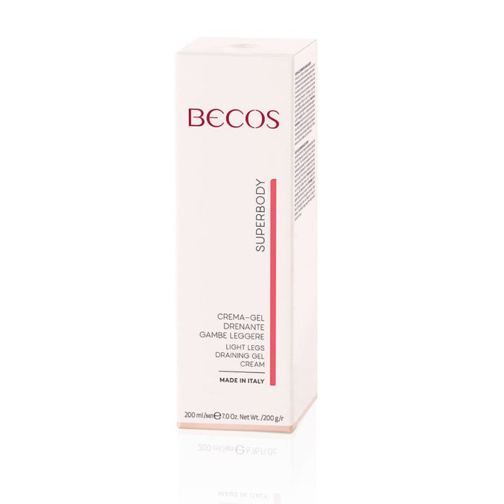Becos Superbody Crema Gel Drenante Gambe Leggere 200ml - Planethair 