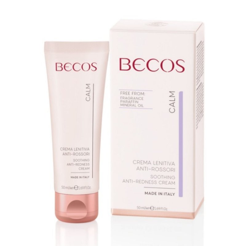 Becos Calm Crema Lenitiva Anti Rossori 50ml - Planethair 