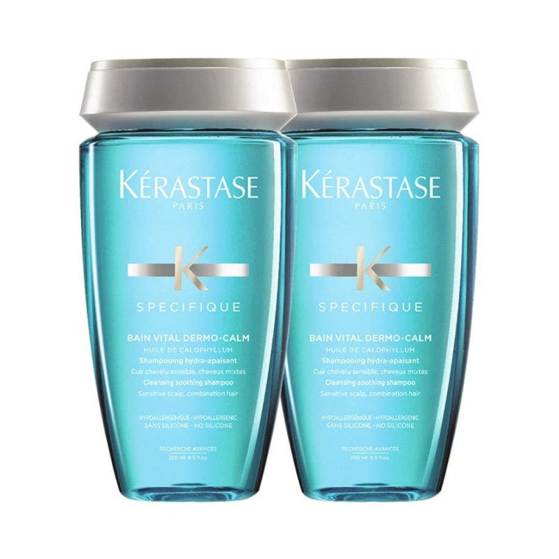 Kerastase Bain Vital Dermo Calm Duo Cuoio Capelluto Sensibile (250mlx2) - Planethair 