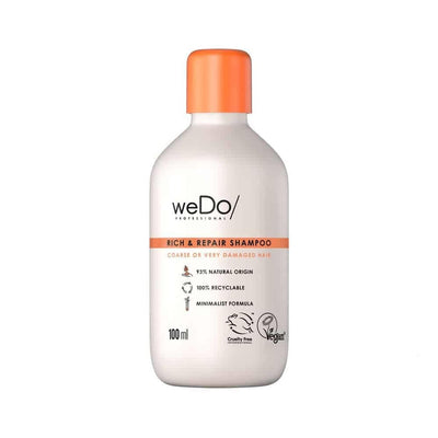 WeDo Rich & Repair Shampoo bio per capelli danneggiati 100ml weDo Professional